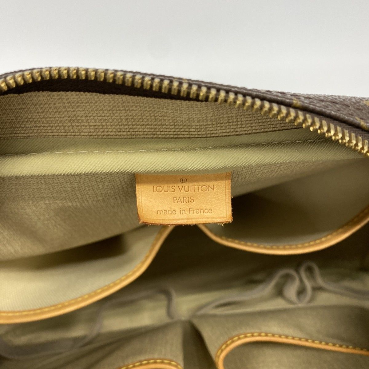 Louis Vuitton Handbag Monogram Deauville Brown — view 5