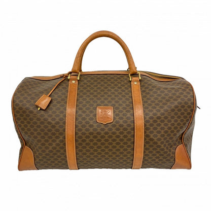 Celine Boston Bag Macadam Brown Gold