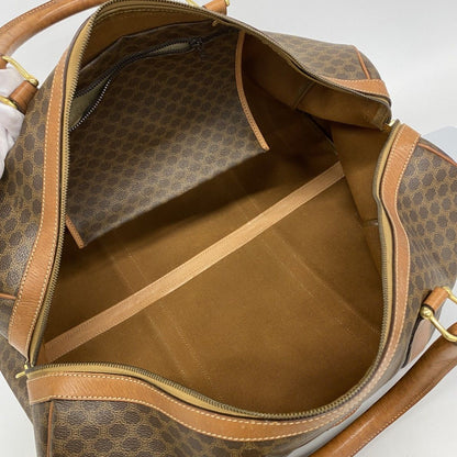 Celine Boston Bag Macadam Brown Gold — view 4