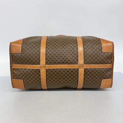Celine Boston Bag Macadam Brown Gold — view 3
