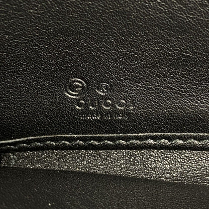 Gucci Wallet Micro Guccissima Leather Black Champagne Gold — view 4