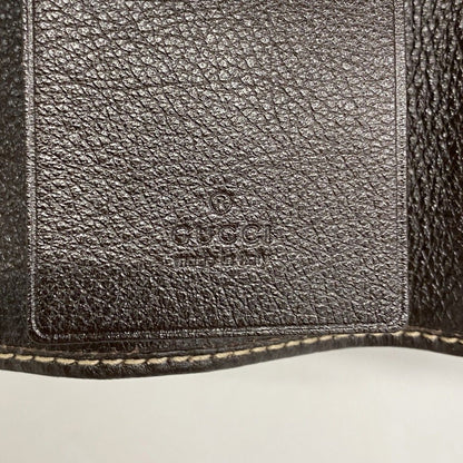 Gucci Key Case GG Canvas Beige Champagne Gold Key Holder — view 4