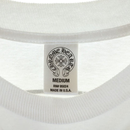 Chrome Hearts Vintage CH Plus Double Sided Print Short Sleeve Crew Neck White — view 7