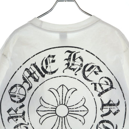 Chrome Hearts Vintage CH Plus Double Sided Print Short Sleeve Crew Neck White — view 4