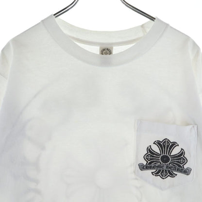 Chrome Hearts Vintage CH Plus Double Sided Print Short Sleeve Crew Neck White — view 3