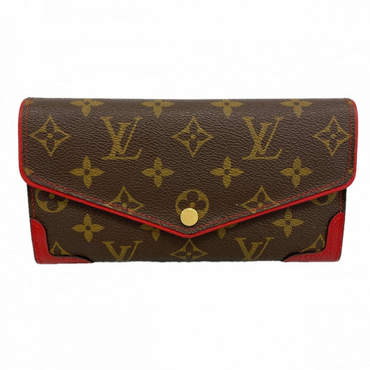 Louis Vuitton Wallet Monogram Retiro Portefeuille Sarah Cerise