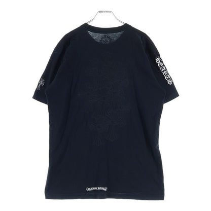 Chrome Hearts Back Cemetery Scroll Print Short Sleeve Pocket T-Shirt Black — view 2