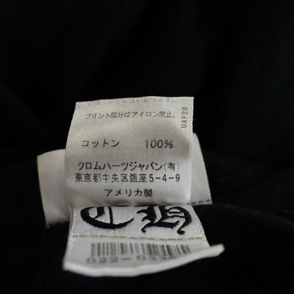Chrome Hearts Back Cemetery Scroll Print Short Sleeve Pocket T-Shirt Black — view 8
