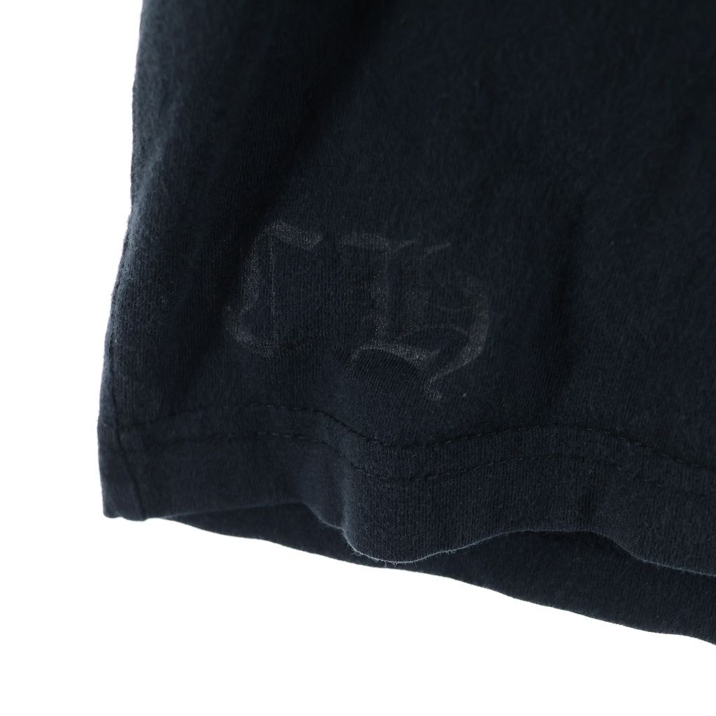 Chrome Hearts Back Cemetery Scroll Print Short Sleeve Pocket T-Shirt Black — view 6
