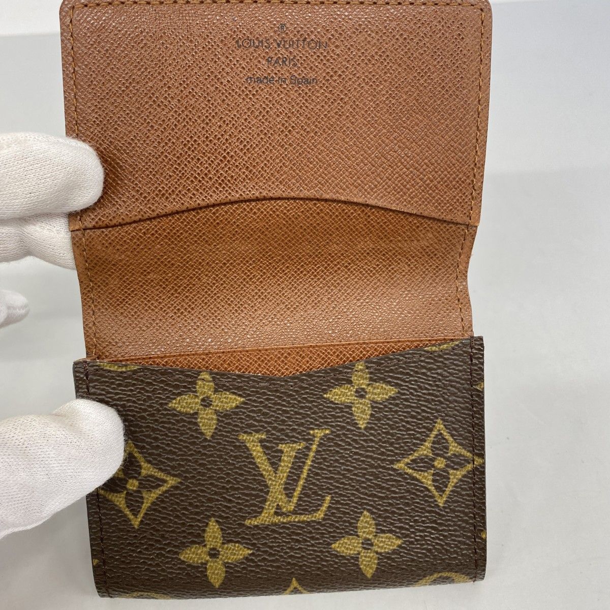 Louis Vuitton Card Case Monogram Envelope Business Holder Brown — view 3