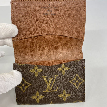 Louis Vuitton Card Case Monogram Envelope Business Holder Brown — view 3