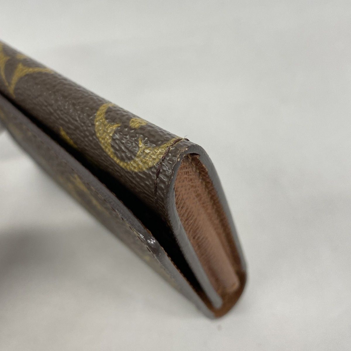 Louis Vuitton Card Case Monogram Envelope Business Holder Brown — view 6