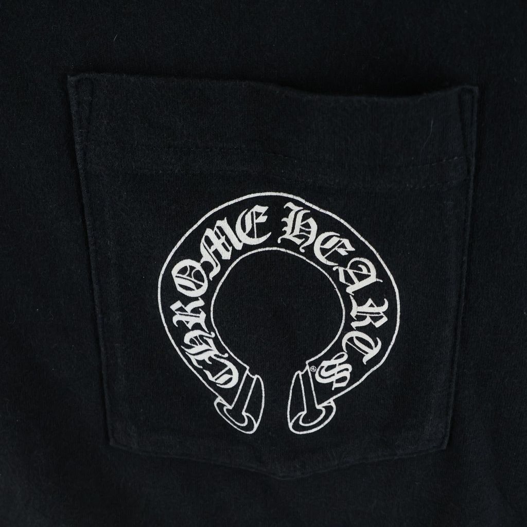 Chrome Hearts Back 3 Motif Horse Shoe Short Sleeve T-Shirt Black — view 5