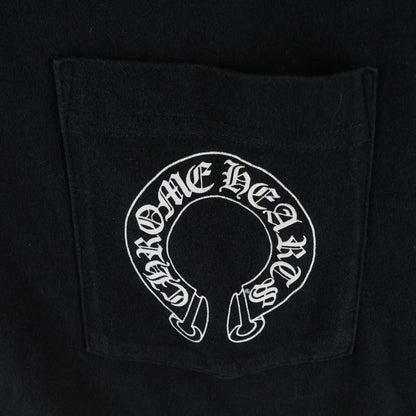 Chrome Hearts Back 3 Motif Horse Shoe Short Sleeve T-Shirt Black — view 5