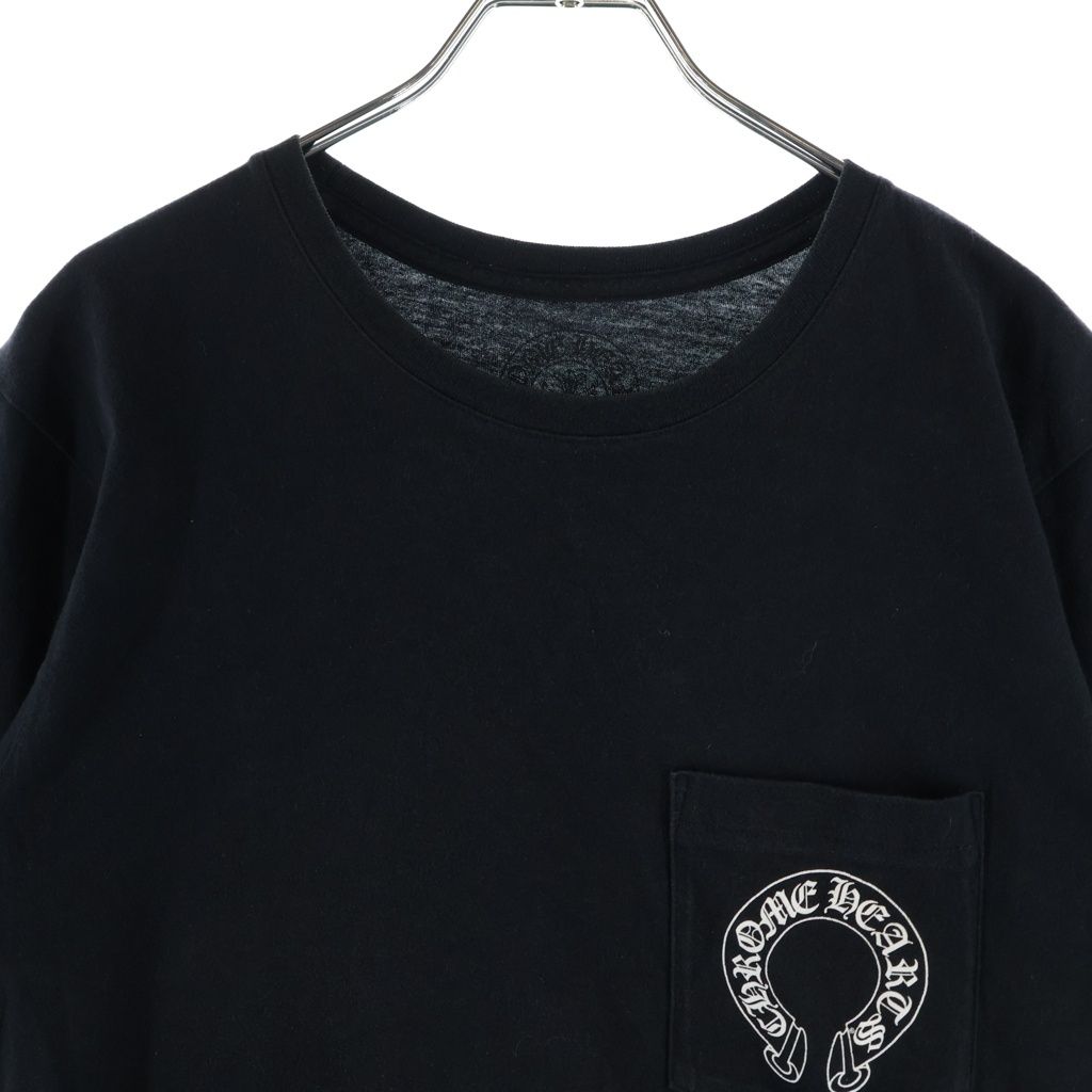 Chrome Hearts Back 3 Motif Horse Shoe Short Sleeve T-Shirt Black — view 3