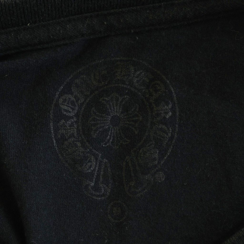 Chrome Hearts Back 3 Motif Horse Shoe Short Sleeve T-Shirt Black — view 7