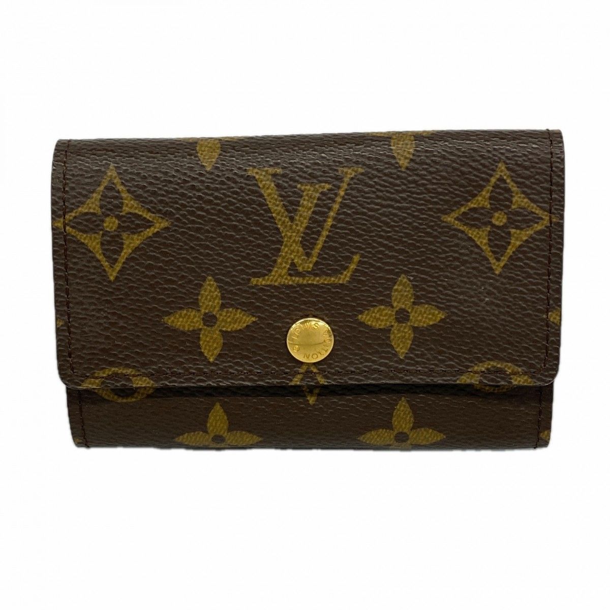 Louis Vuitton Key Case Monogram Multicles 6 Brown Key Holder