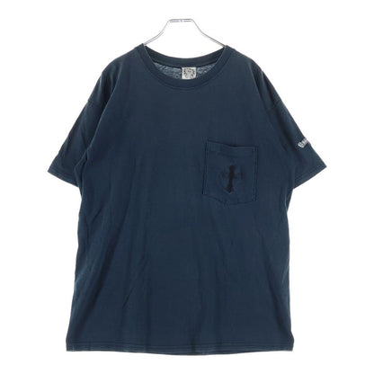 Chrome Hearts Vintage Double CH Cross Embroidery Short Sleeve Pocket T-Shirt