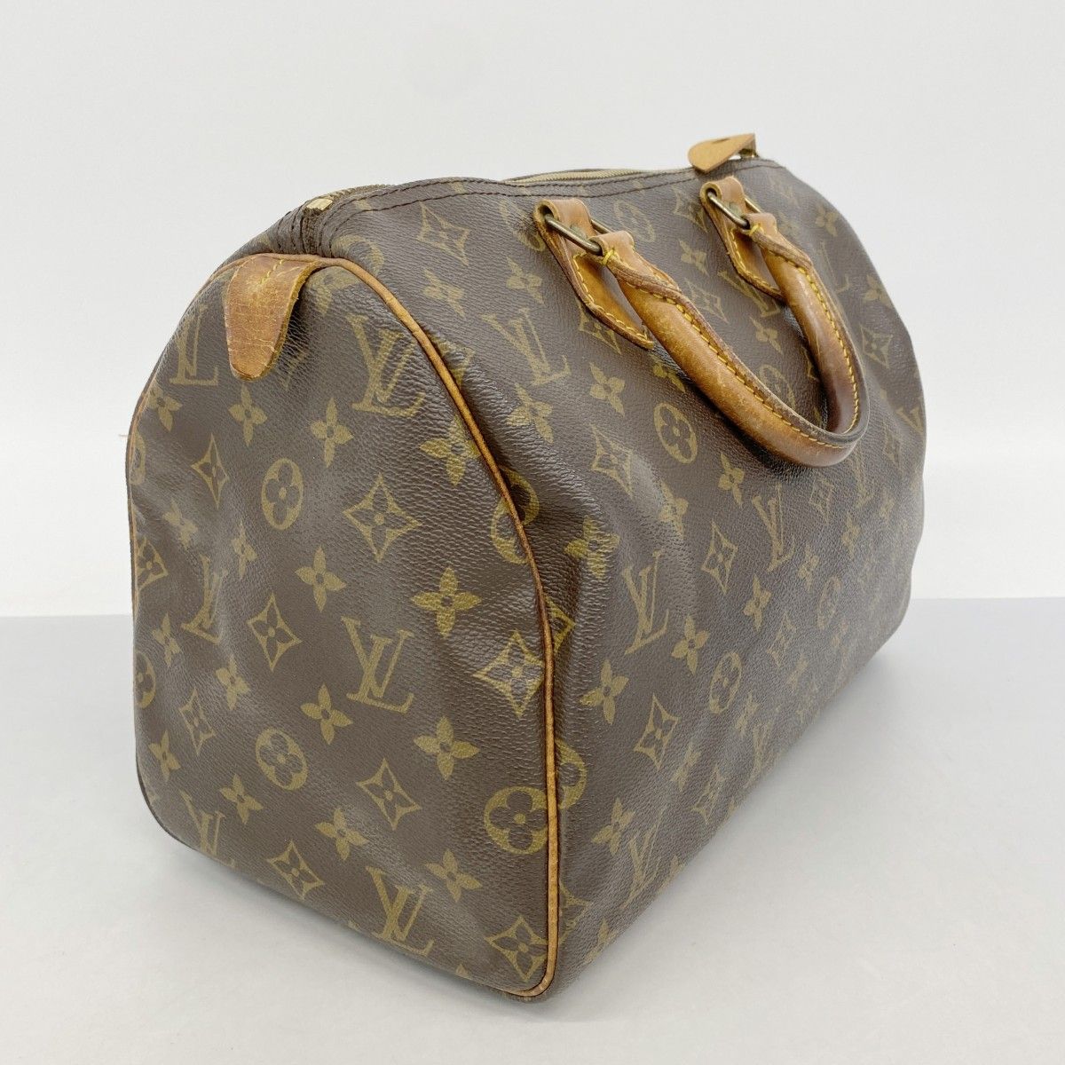 Louis Vuitton Handbag Monogram Speedy 30 Brown — view 2
