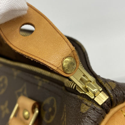 Louis Vuitton Handbag Monogram Speedy 30 Brown — view 6