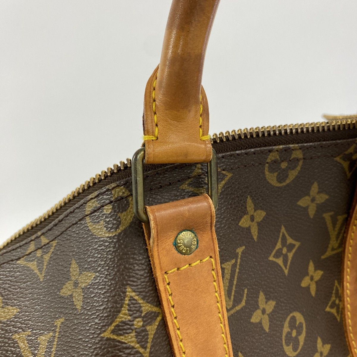 Louis Vuitton Boston Bag Monogram Keepall 45 Brown — view 7