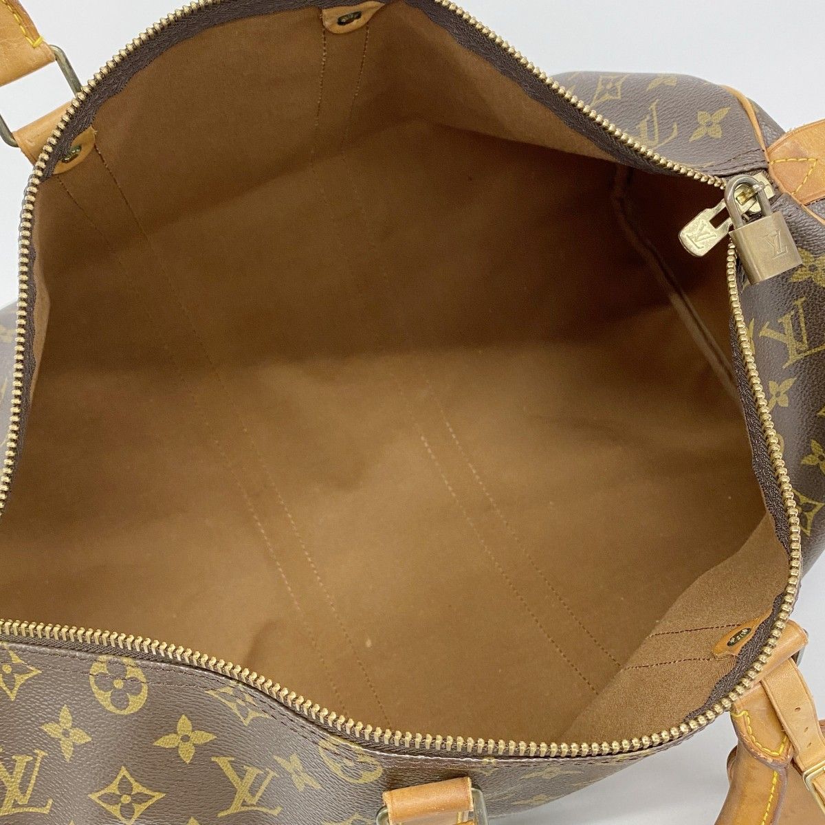 Louis Vuitton Boston Bag Monogram Keepall 45 Brown — view 4