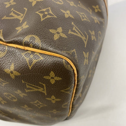 Louis Vuitton Boston Bag Monogram Keepall 55 Brown — view 9