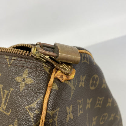 Louis Vuitton Boston Bag Monogram Keepall 55 Brown — view 8