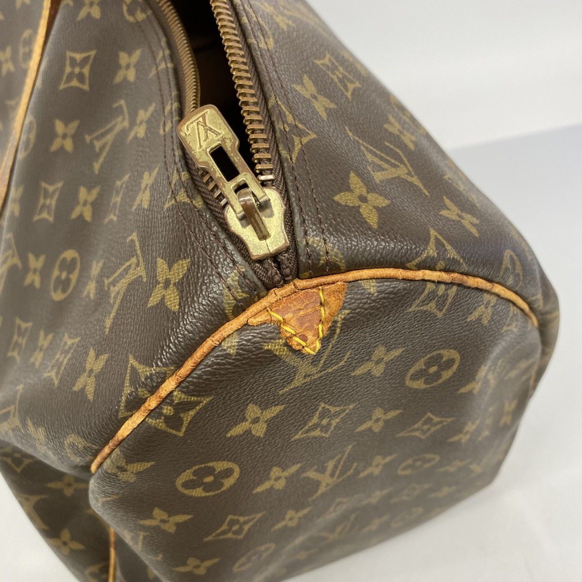 Louis Vuitton Boston Bag Monogram Keepall 55 Brown — view 5