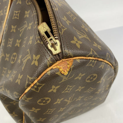 Louis Vuitton Boston Bag Monogram Keepall 55 Brown — view 5