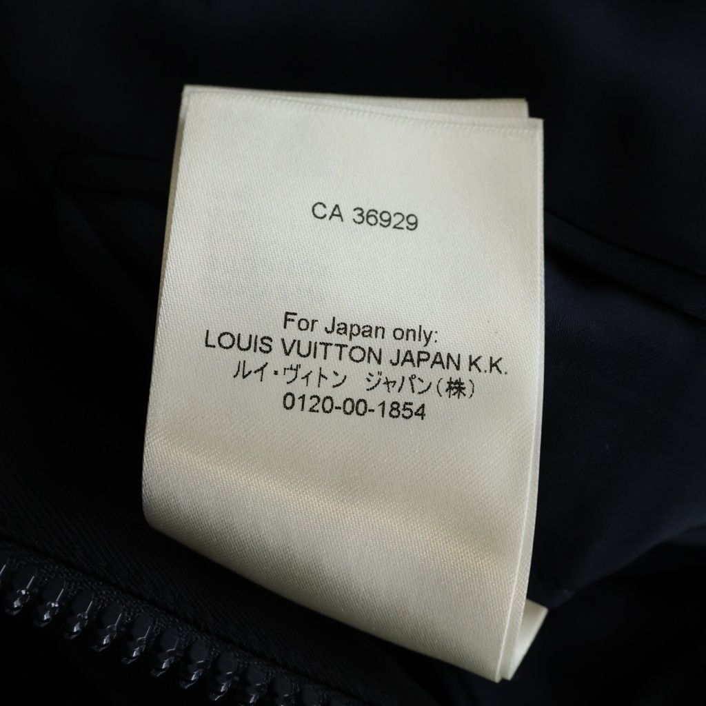 Louis Vuitton Damier Wool Zip Jacket Swing Top Black — view 8