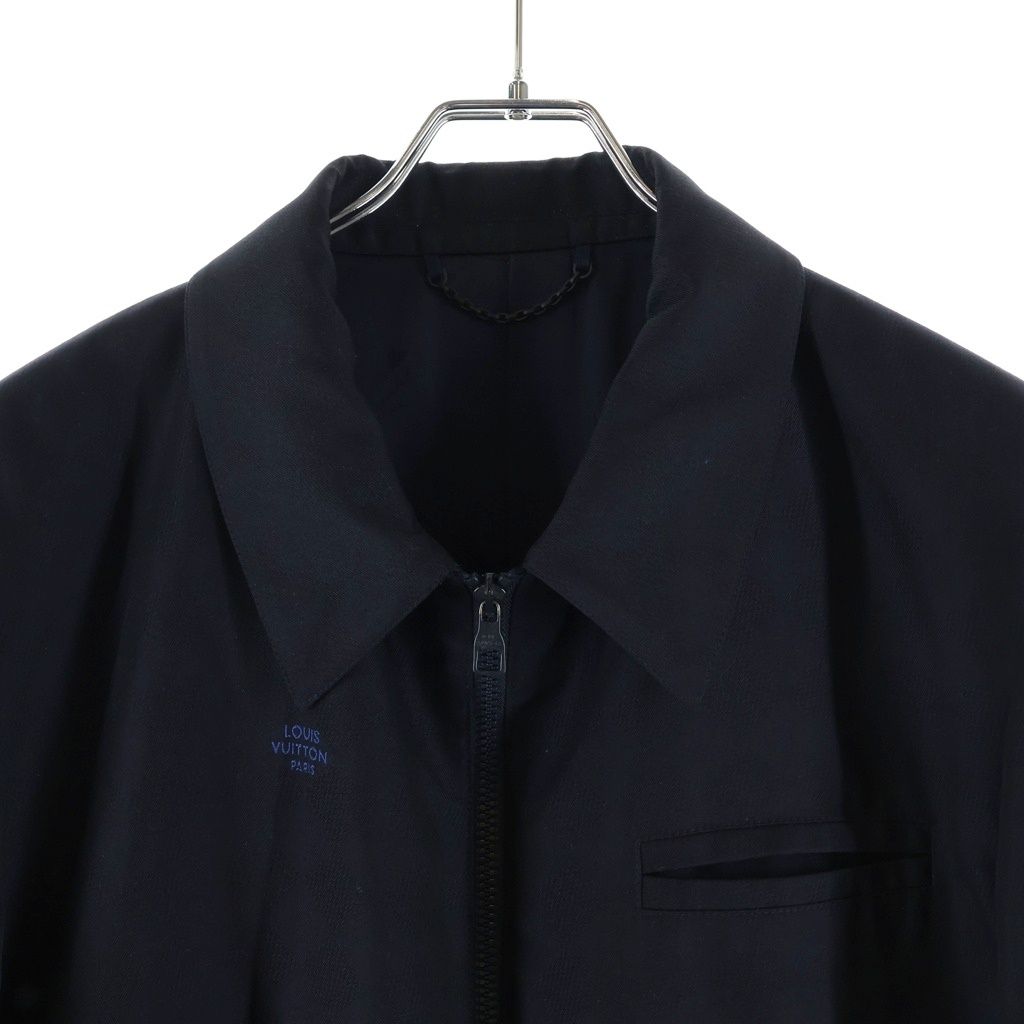 Louis Vuitton Damier Wool Zip Jacket Swing Top Black — view 3
