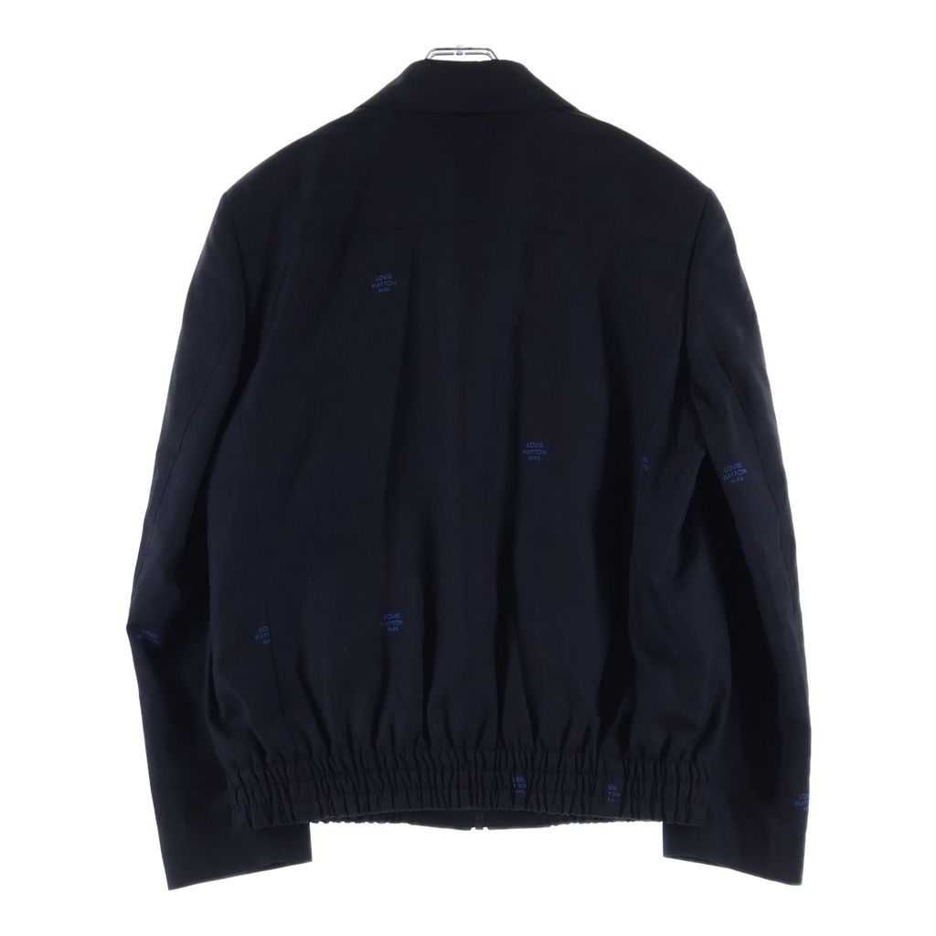 Louis Vuitton Damier Wool Zip Jacket Swing Top Black — view 2