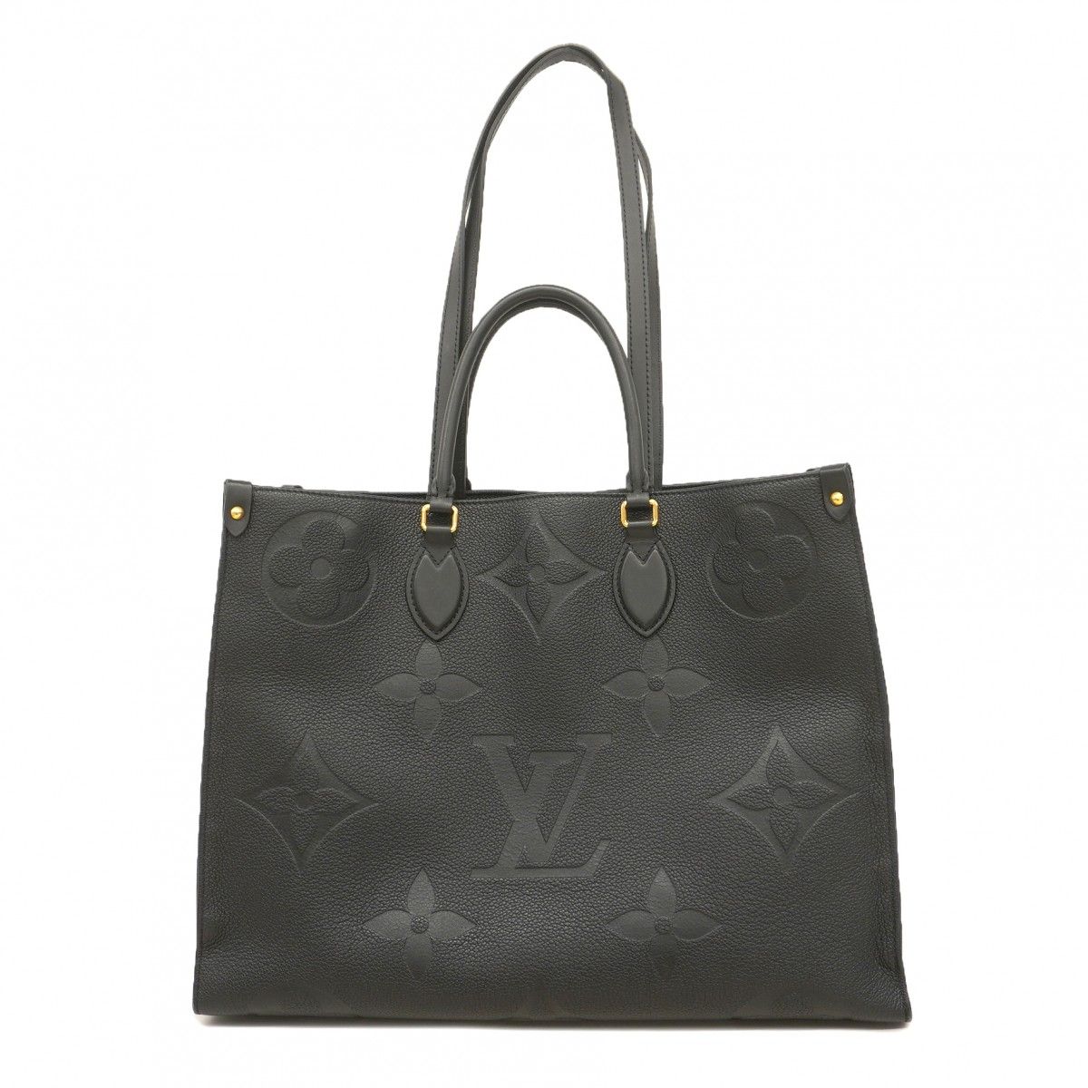 Louis Vuitton Tote Monogram Empreinte On The Go GM Noir 2-Way