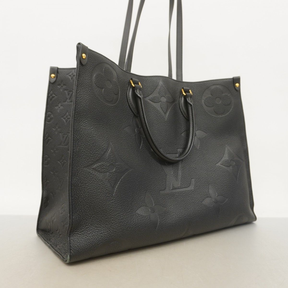 Louis Vuitton Tote Monogram Empreinte On The Go GM Noir 2-Way — view 2