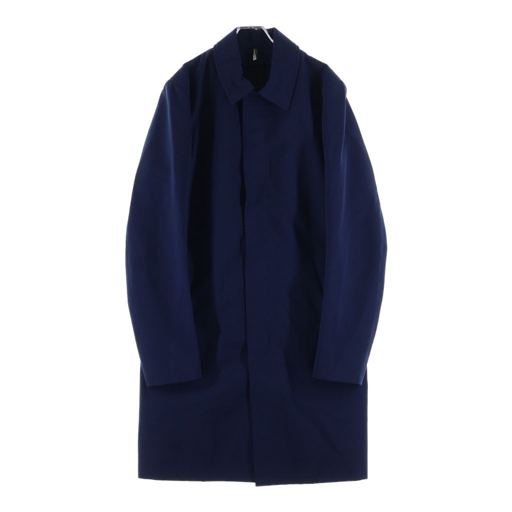 Dior Stand Collar Zip Up Satin Coat Navy