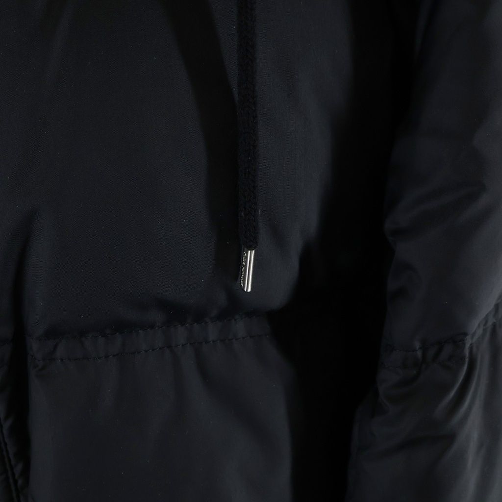 Dior Bee Embroidery Cotton Switchable Hooded Down Jacket Black — view 6