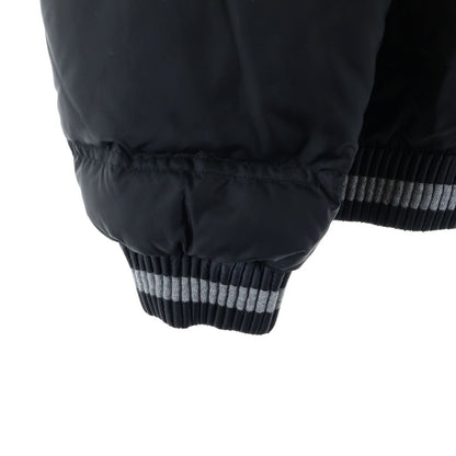 Dior Bee Embroidery Cotton Switchable Hooded Down Jacket Black — view 5