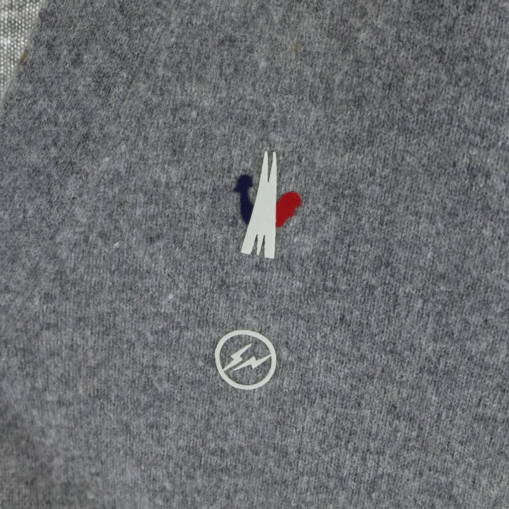 Moncler Mont Cles le Genius Fragment Knit Gray Sweater — view 5
