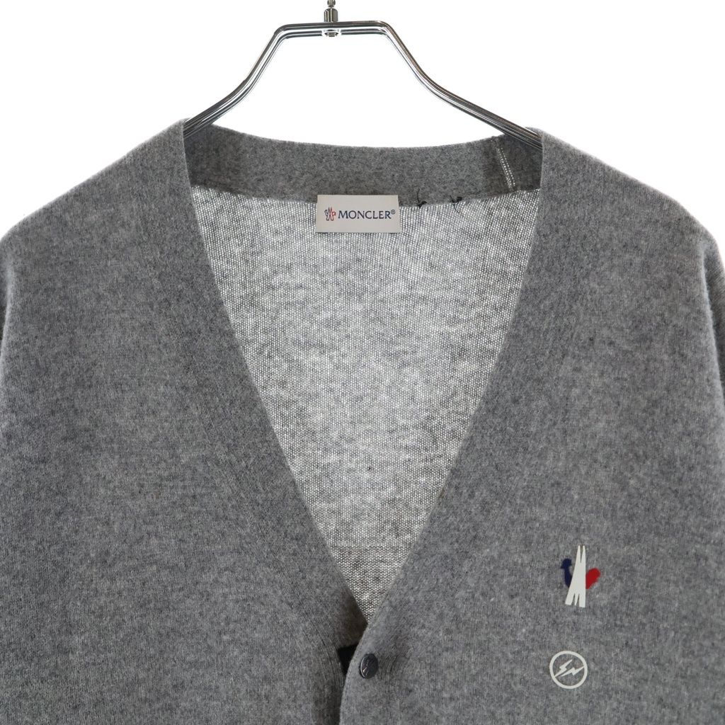 Moncler Mont Cles le Genius Fragment Knit Gray Sweater — view 3