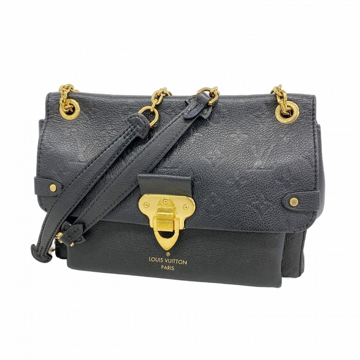 Louis Vuitton Shoulder Bag Monogram Empreinte Vavin PM Noir
