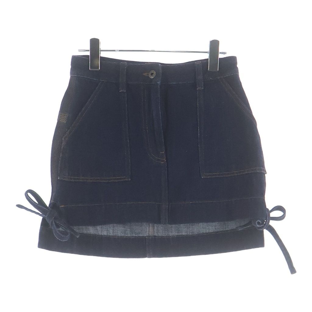 Loewe Workwear Denim Skirt Navy
