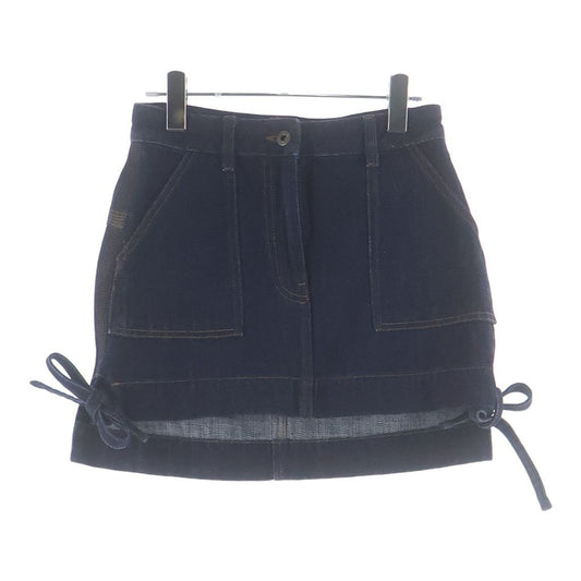 Loewe Workwear Denim Skirt Navy