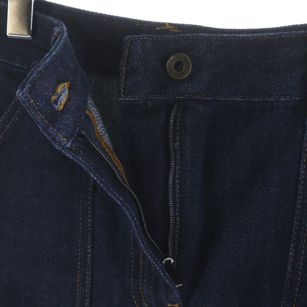 Loewe Workwear Denim Skirt Navy — view 6