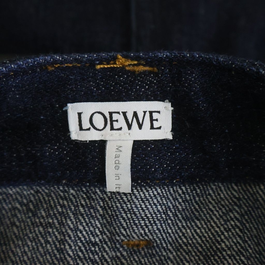Loewe Workwear Denim Skirt Navy — view 7
