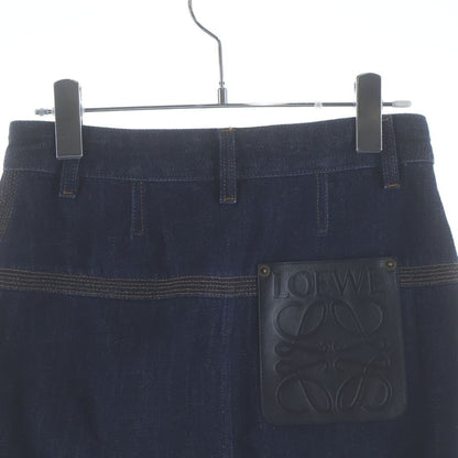 Loewe Workwear Denim Skirt Navy — view 4