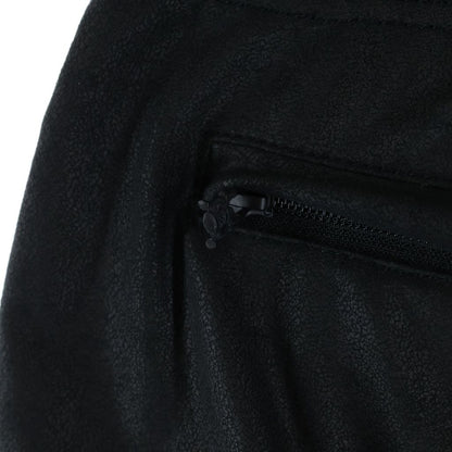 Chrome Hearts Lambskin Shorts Black with Cross Patch — view 4