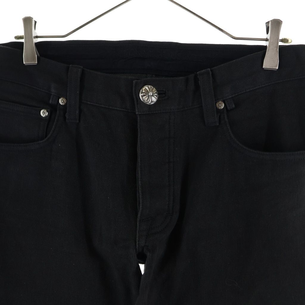 Chrome Hearts Vintage Cotton Straight Pants 5 Pockets Black — view 3