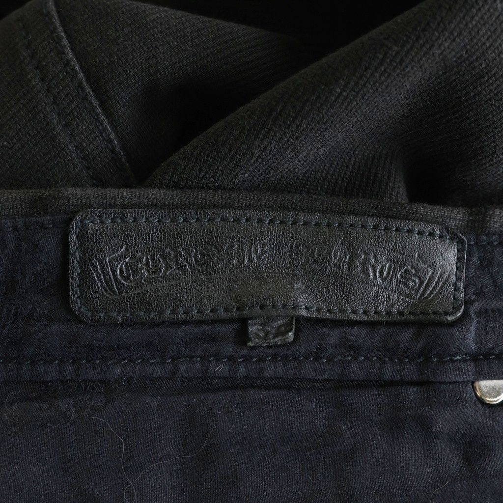 Chrome Hearts Vintage Cotton Straight Pants 5 Pockets Black — view 7