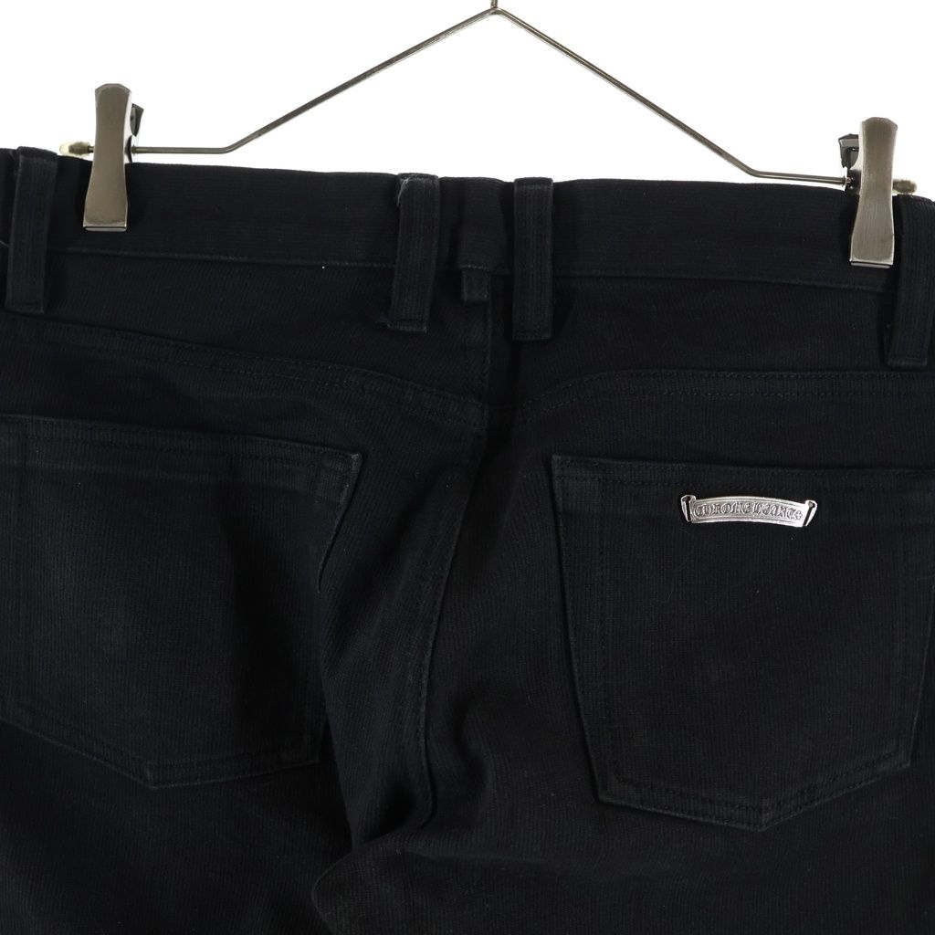 Chrome Hearts Vintage Cotton Straight Pants 5 Pockets Black — view 4